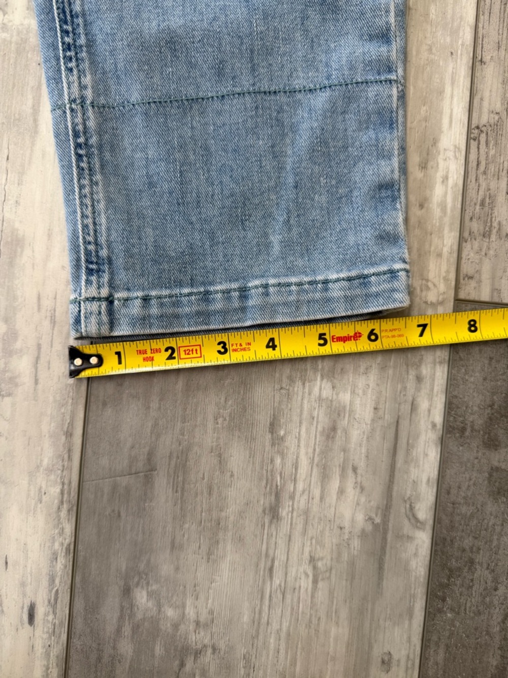 Pilcro & The Letterpress Anthropologie Jeans 29 High Rise Utility Crop Denim - Picture 15 of 15